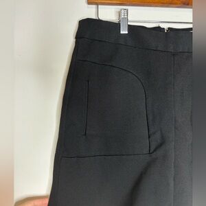 Maeve Anthropologie mini skirt black size 14